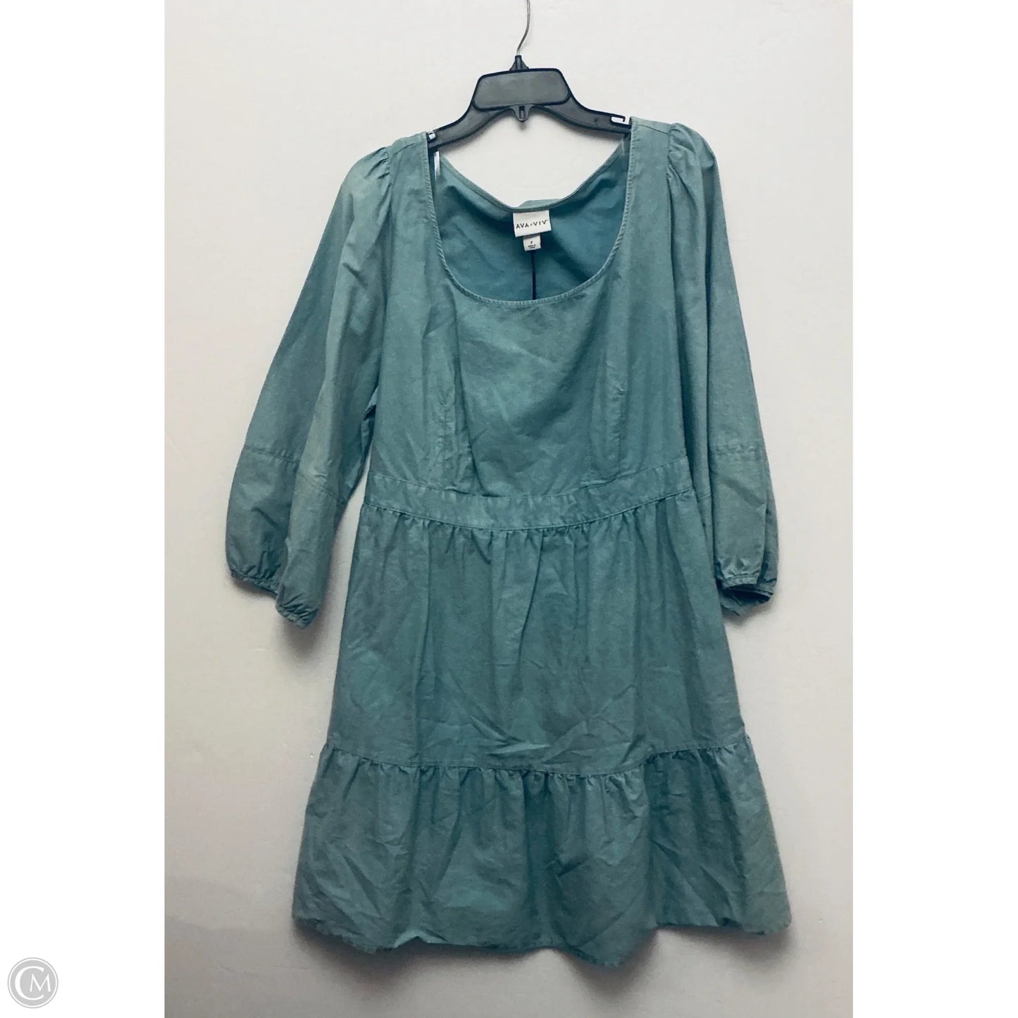Dress Casual Short By Ava & Viv In Green, Size: Xl