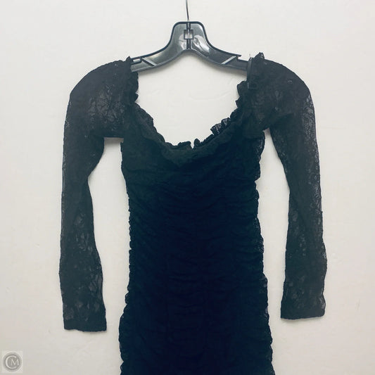 Dress Casual Midi By Forever 21 In Black, Size: S