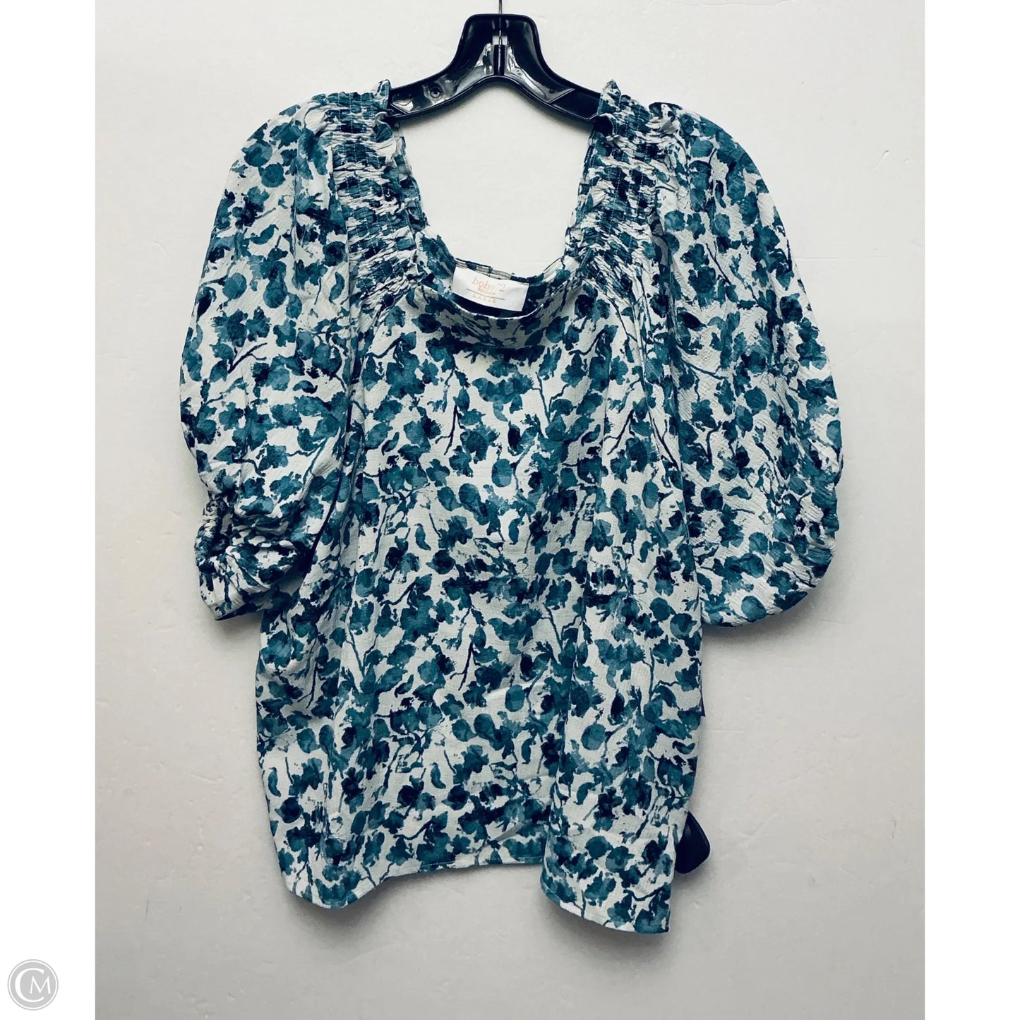 Top Short Sleeve By Clothes Mentor In Blue, Size: L