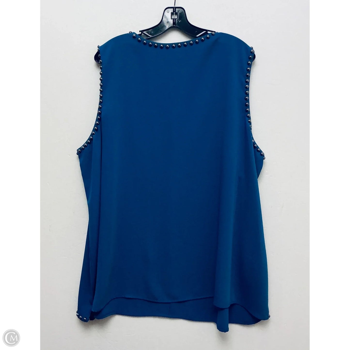 Top Sleeveless By Alfani In Blue, Size: 3x