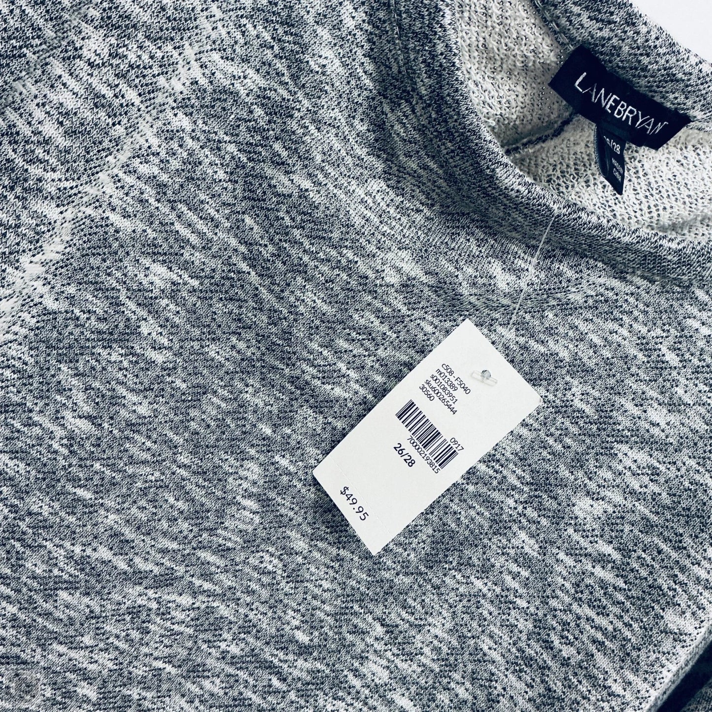 Top Long Sleeve By Lane Bryant In Grey, Size: 3x