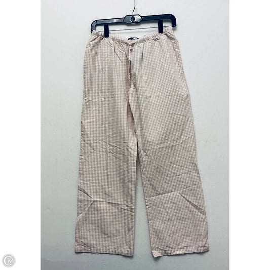 Pants Linen By Brandy Melville In Plaid Pattern, Size: S