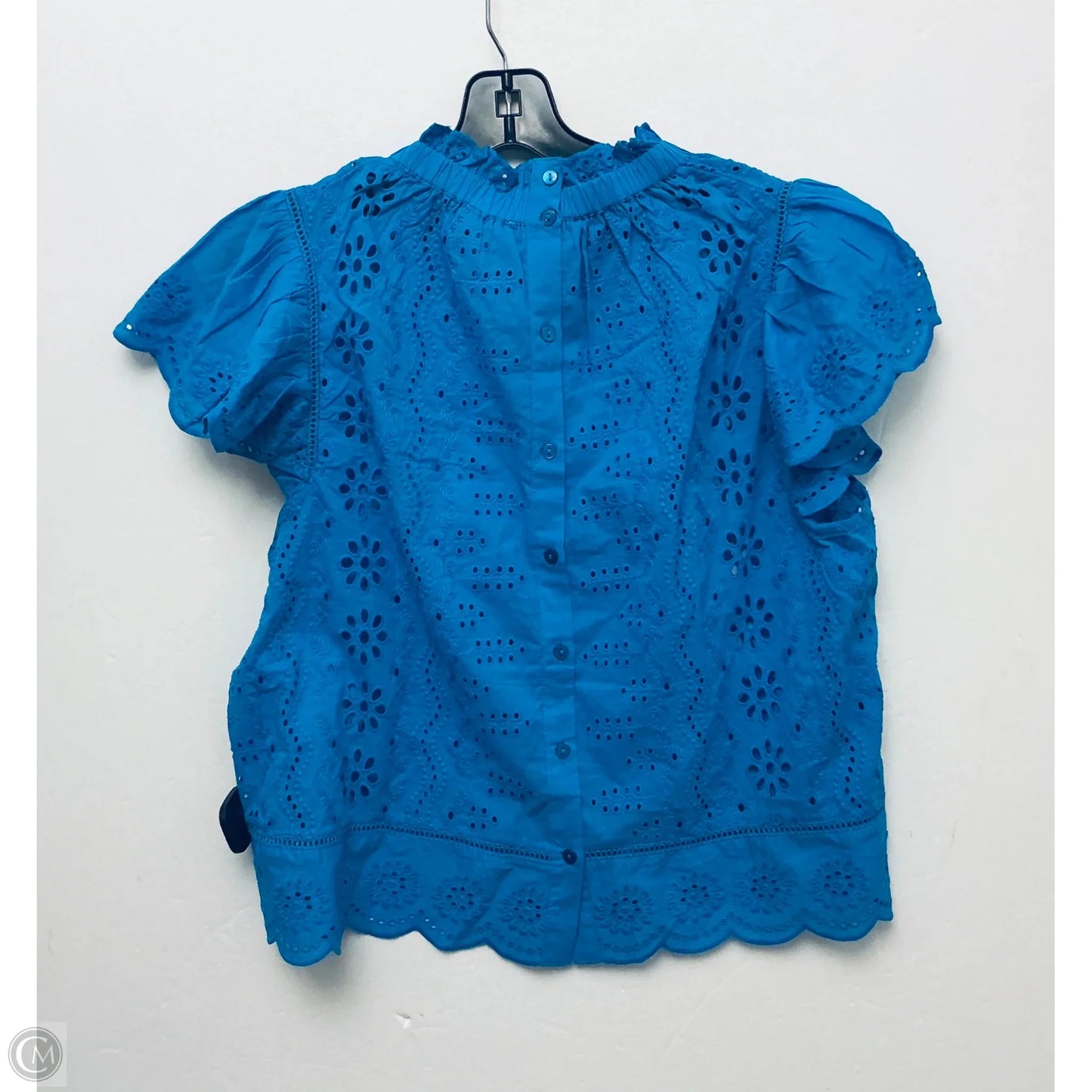 Top Short Sleeve By Clothes Mentor In Blue, Size: L