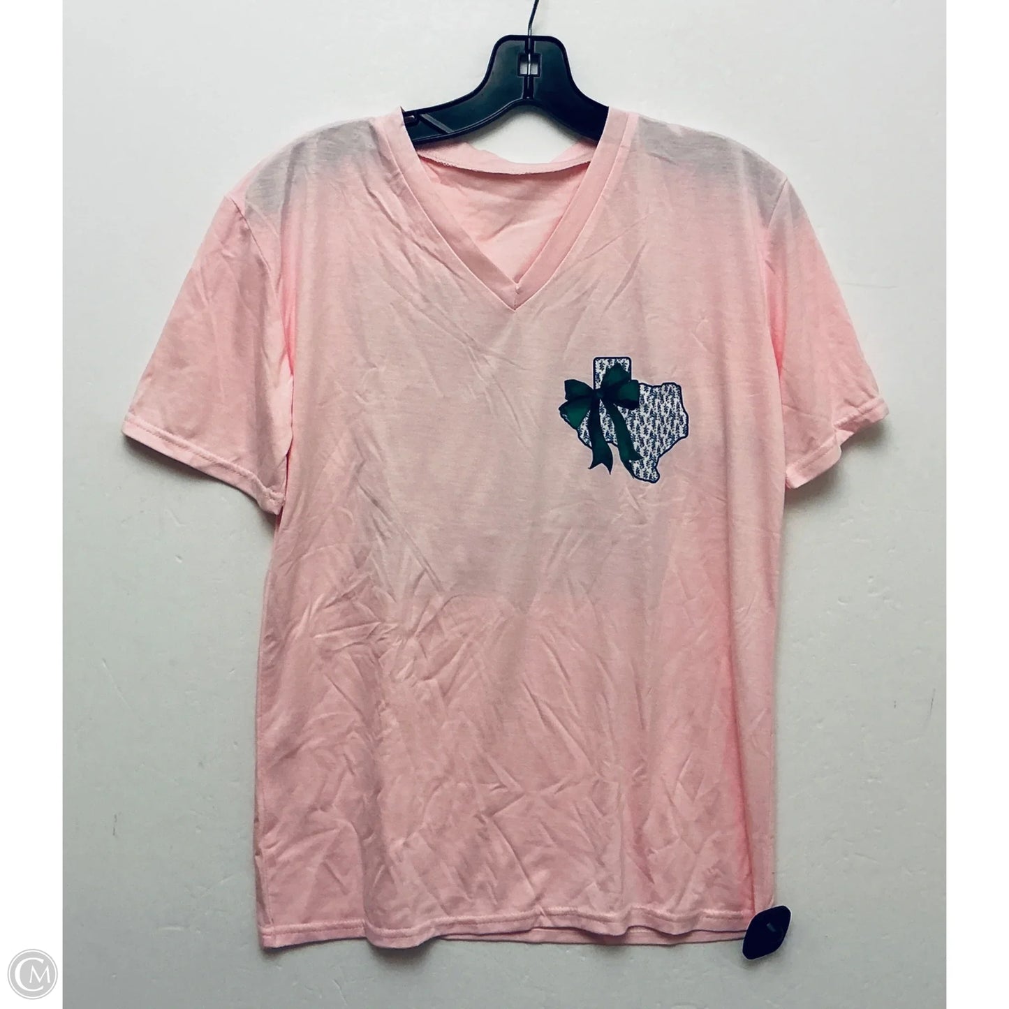 Top Short Sleeve Basic By Clothes Mentor In Pink, Size: S