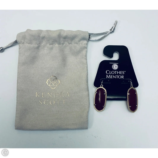 Earrings Dangle/drop By Kendra Scott