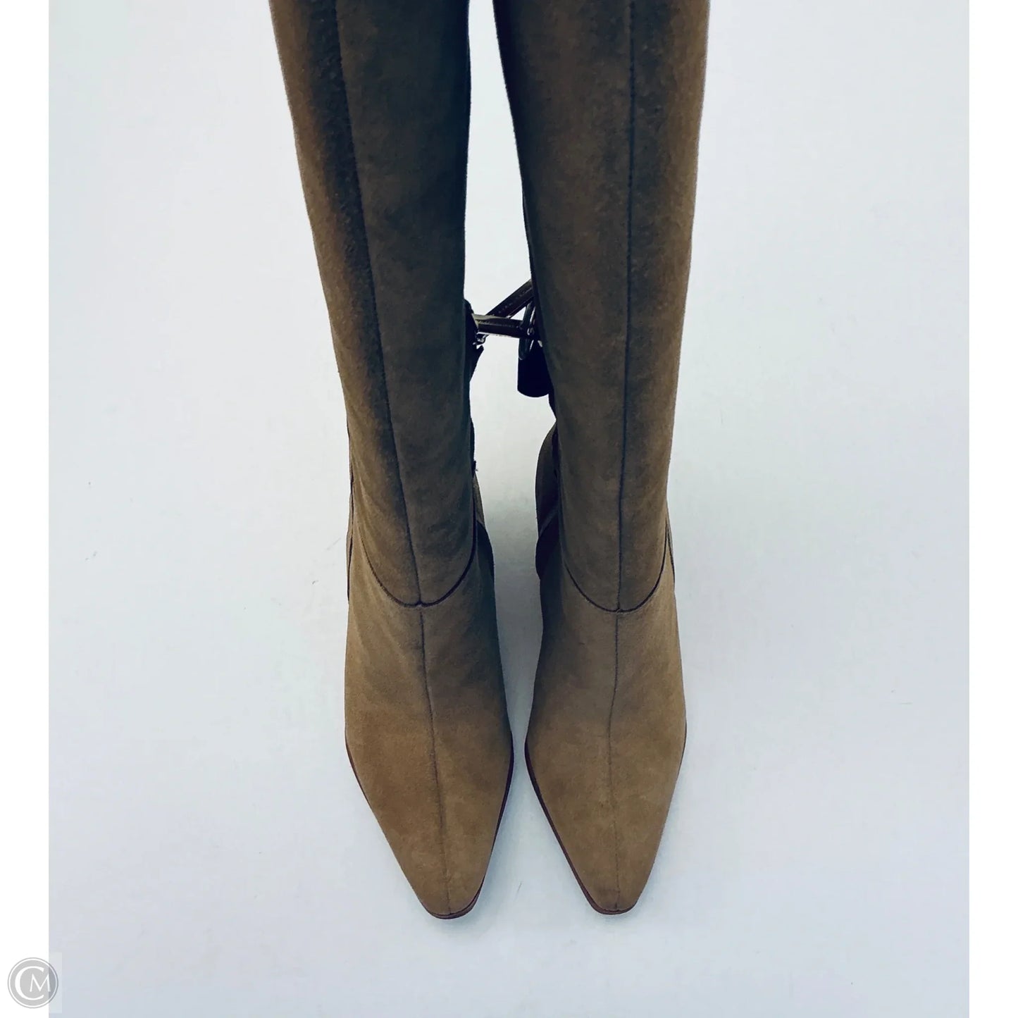 Boots Knee Heels By Vince Camuto In Tan, Size: 5