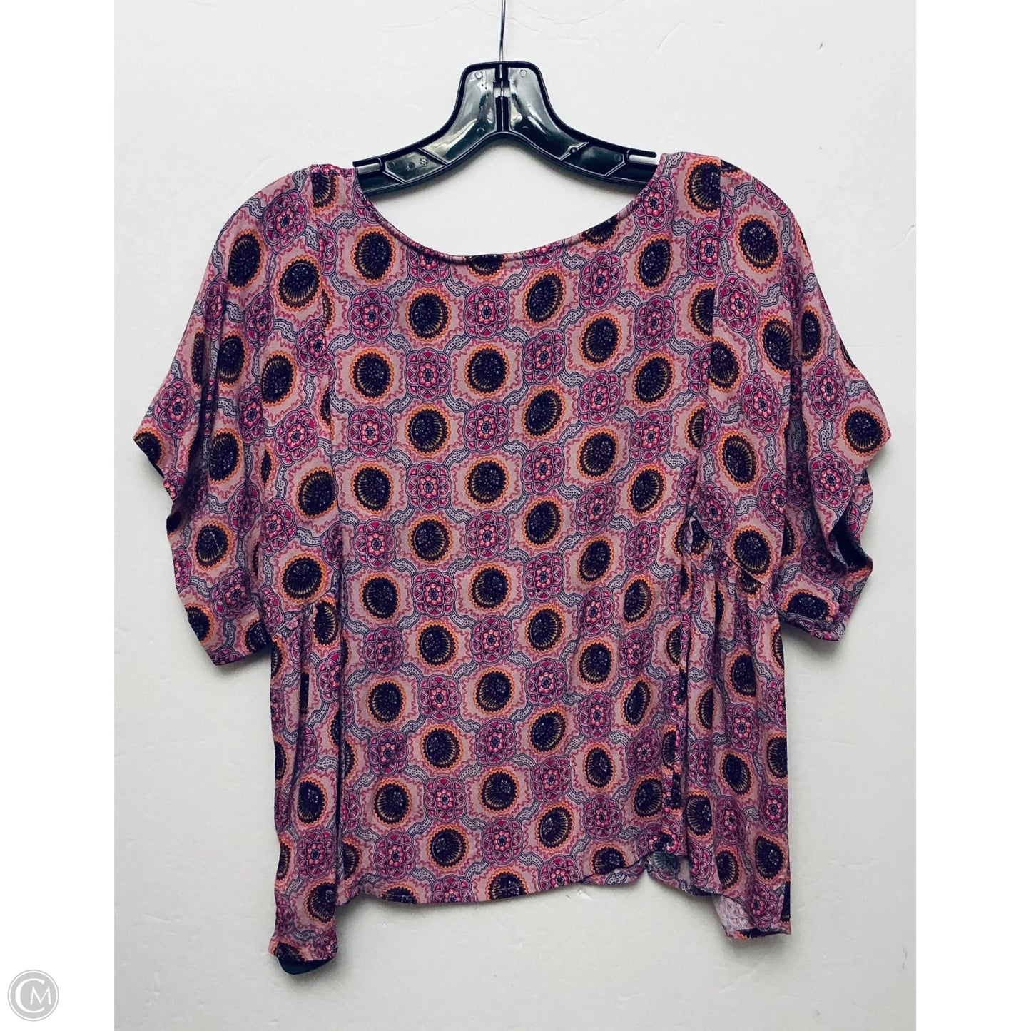 Top Short Sleeve By Maeve In Purple, Size: M