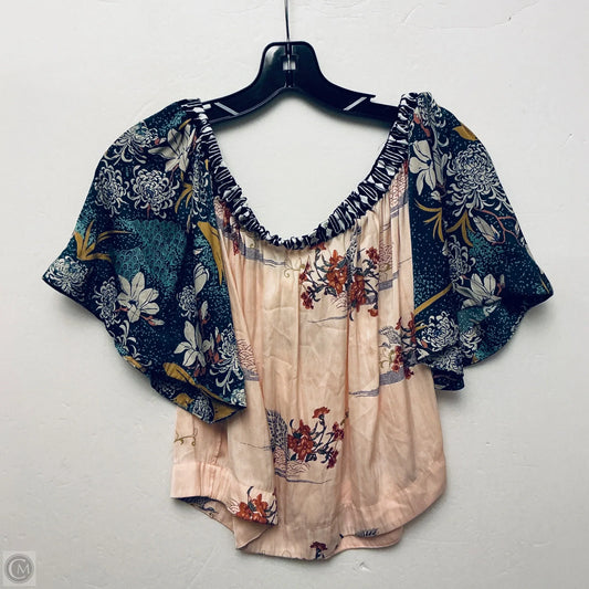 Top Short Sleeve By Free People In Multi-colored, Size: Xs