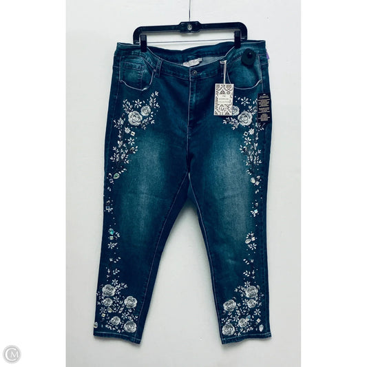 Jeans Boyfriend By Dg2 In Blue, Size: 20