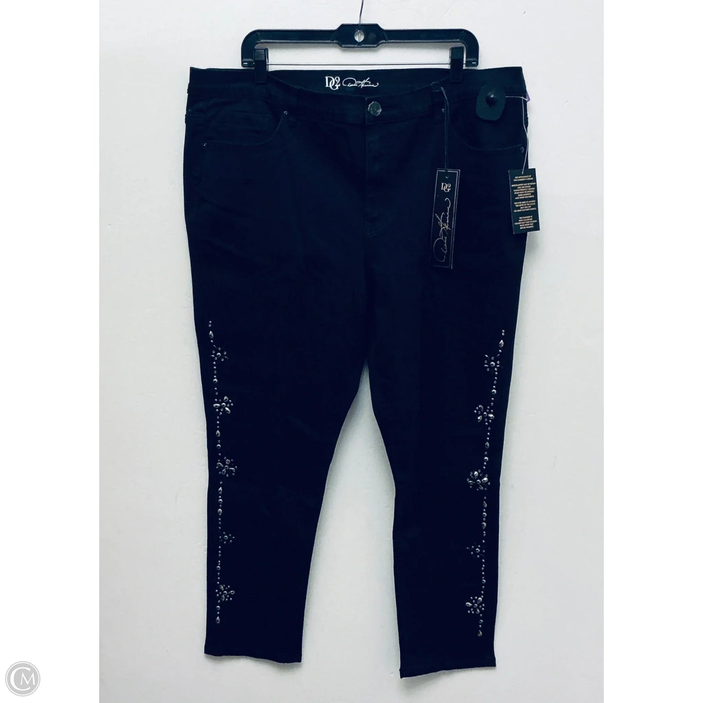 Jeans By Dg2 In Black, Size: 20
