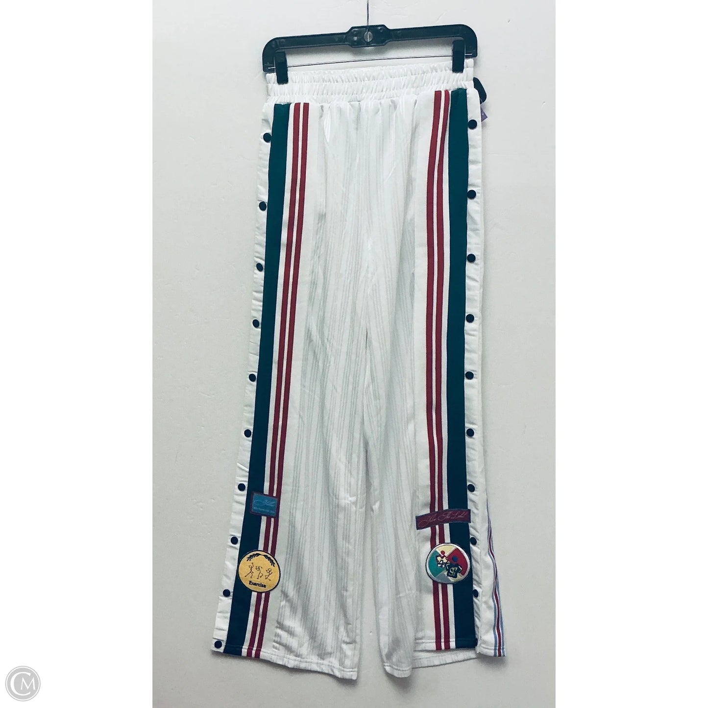 Athletic Pants By Clothes Mentor In White, Size: M