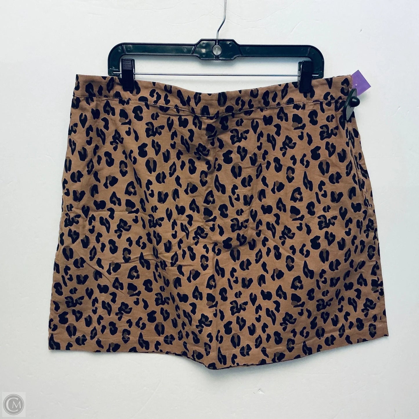 Skirt Mini & Short By Clothes Mentor In Animal Print, Size: Xxl