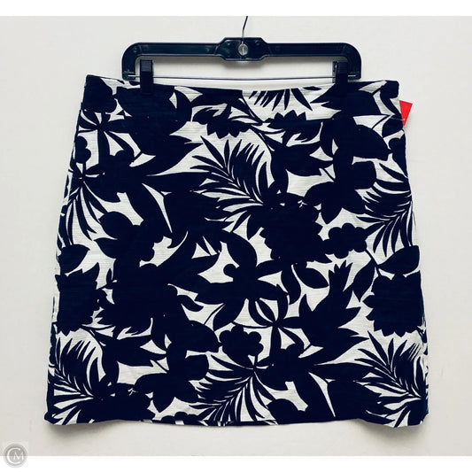 Skirt Mini & Short By Ann Taylor In Navy, Size: 14