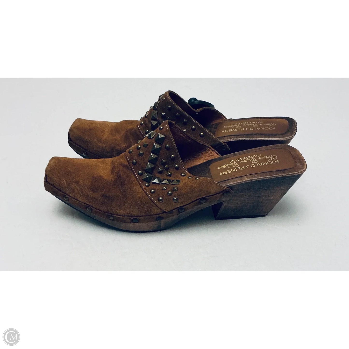 Shoes Heels Block By Donald Pliner In Brown, Size: 10