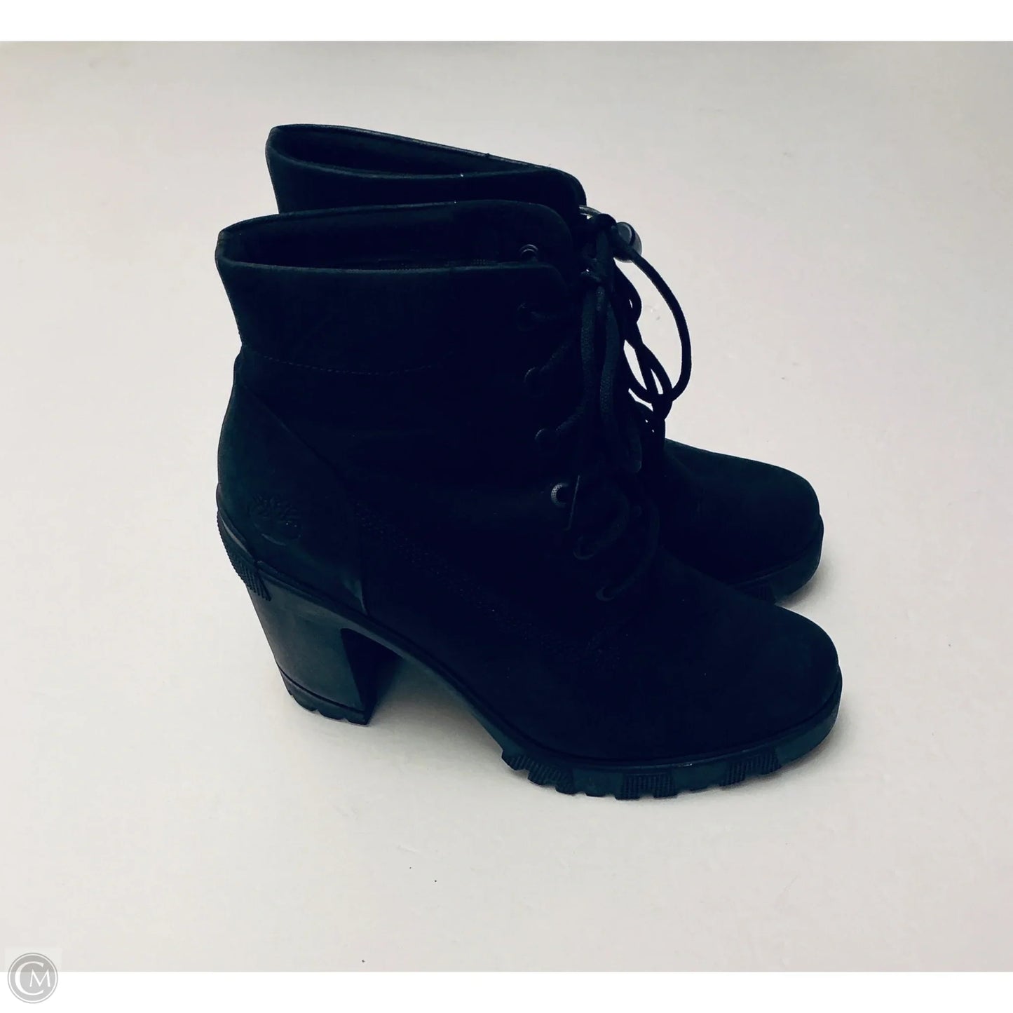 Boots Ankle Heels By Timberland In Black, Size: 10
