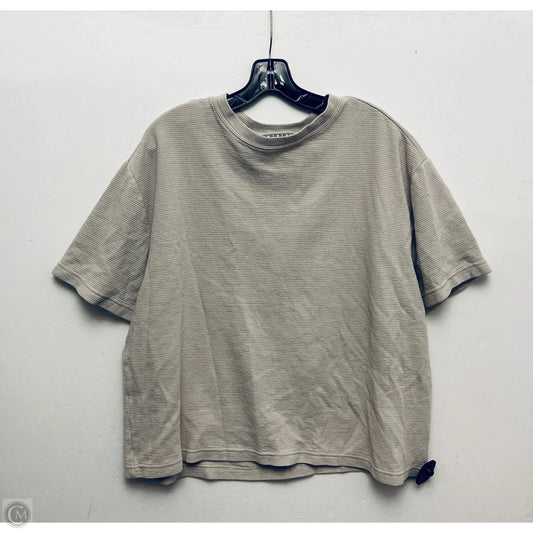 Top Short Sleeve By Clothes Mentor In Grey, Size: L