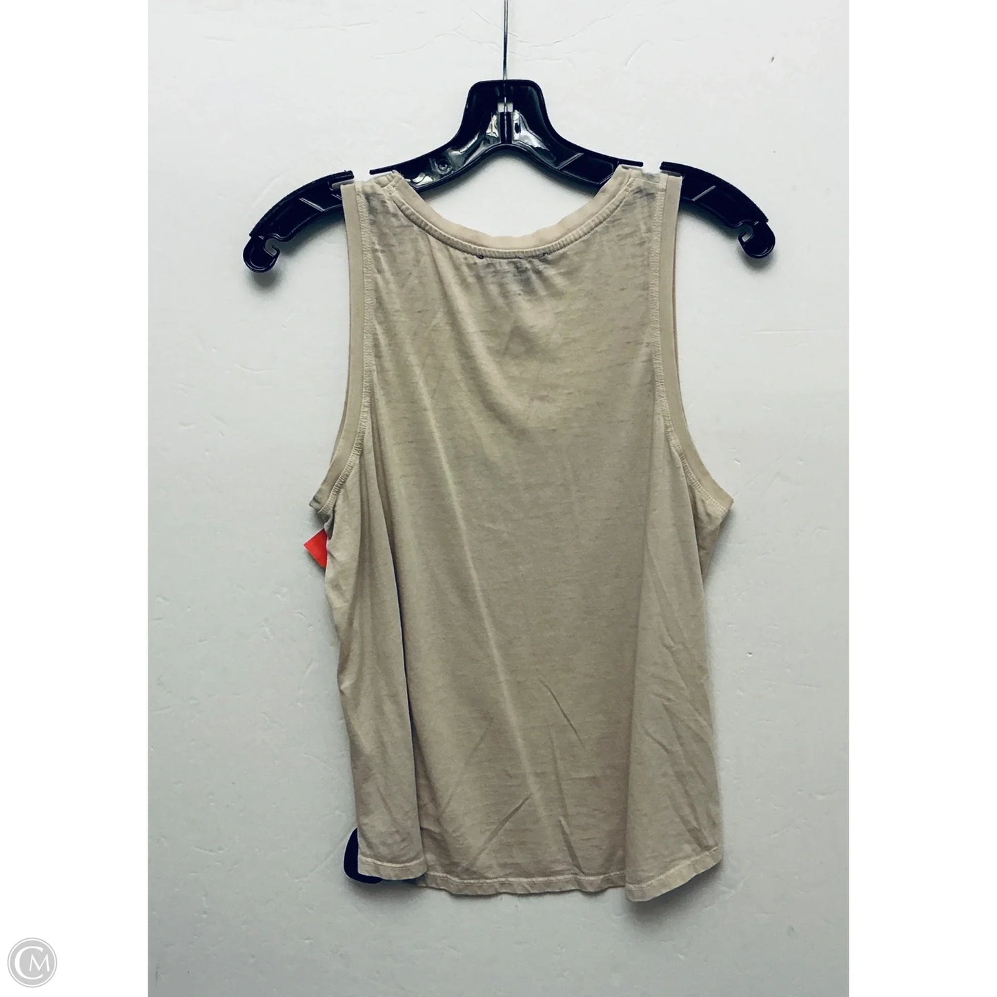 Top Sleeveless By Rock & Roll In Tan, Size: L