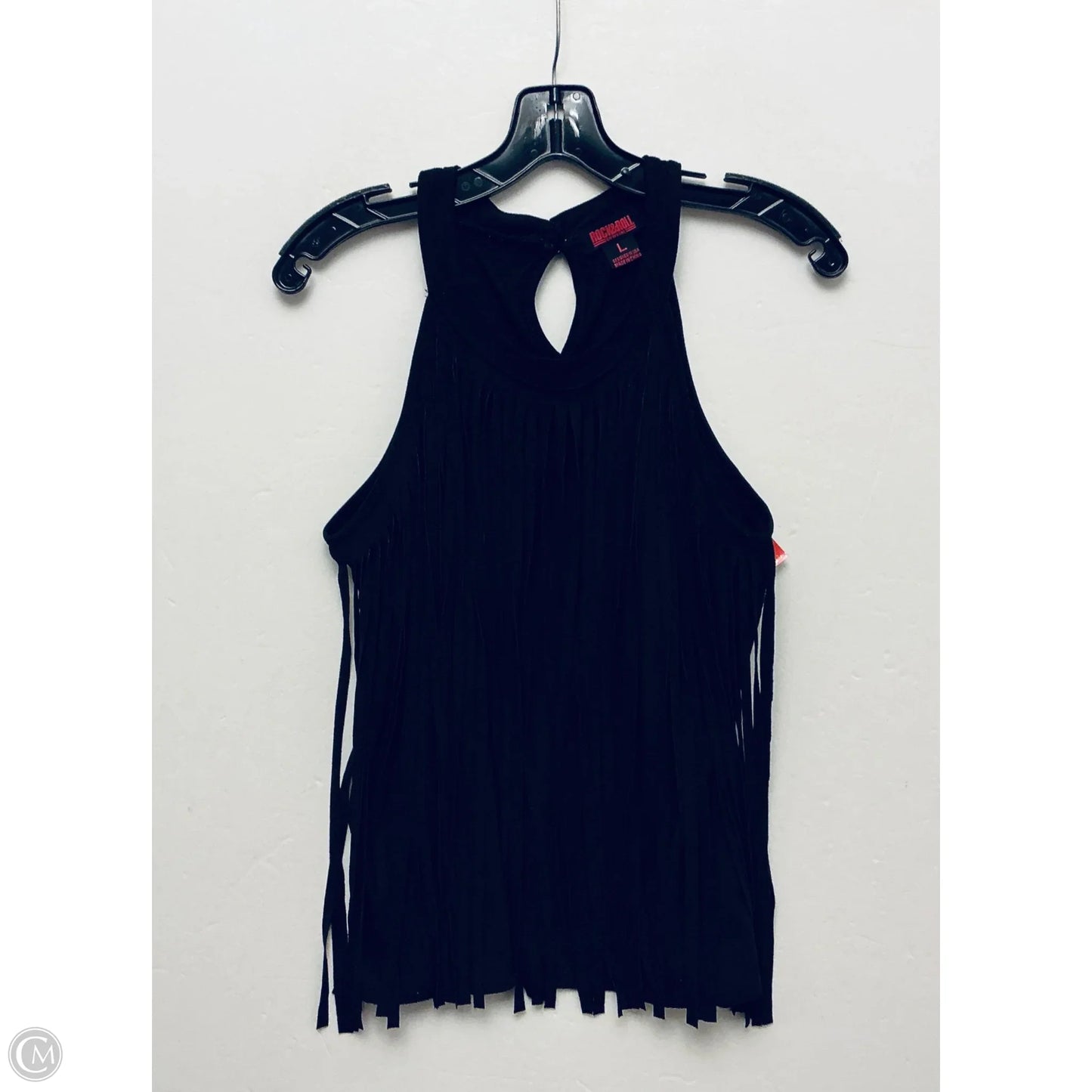 Top Sleeveless By Rock & Roll In Black, Size: L