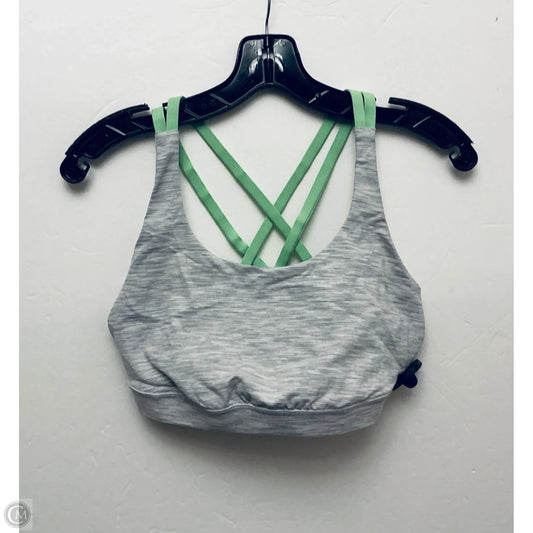 Athletic Bra By Lululemon In Grey, Size: 10