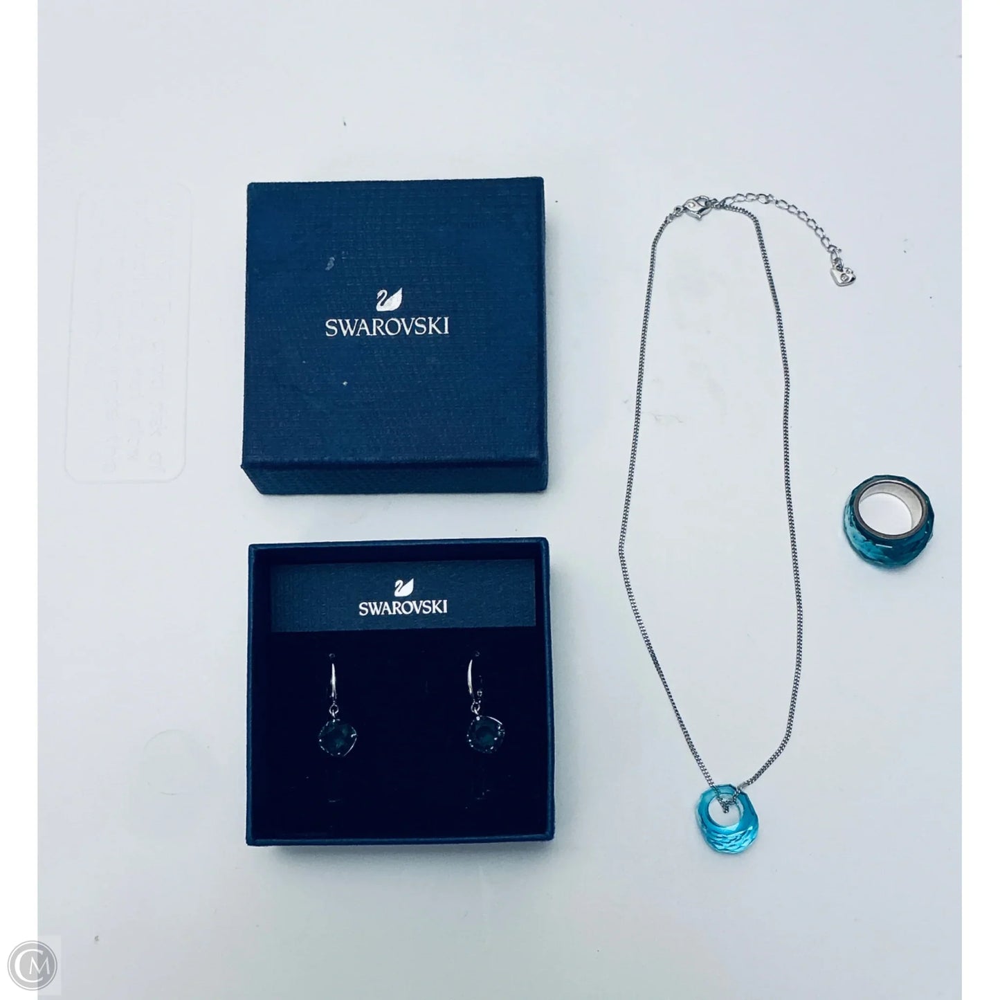 Necklace Set Designer By Swarovski, Size: 03 Piece Set