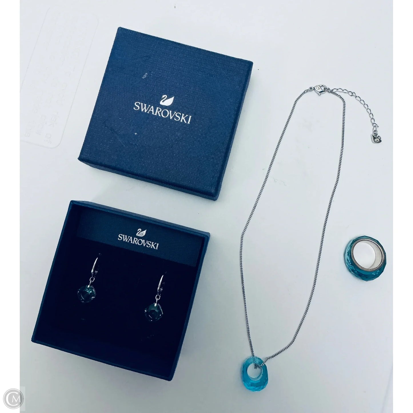 Necklace Set Designer By Swarovski, Size: 03 Piece Set