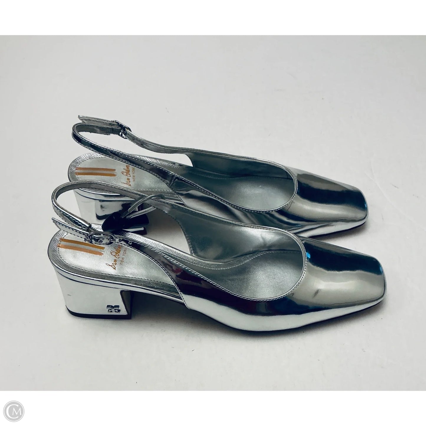 Shoes Heels Block By Sam Edelman In Silver, Size: 9