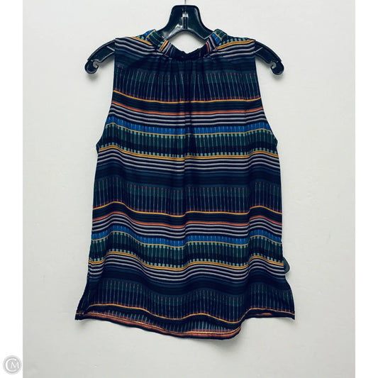 Top Sleeveless By Loft In Multi-colored, Size: M