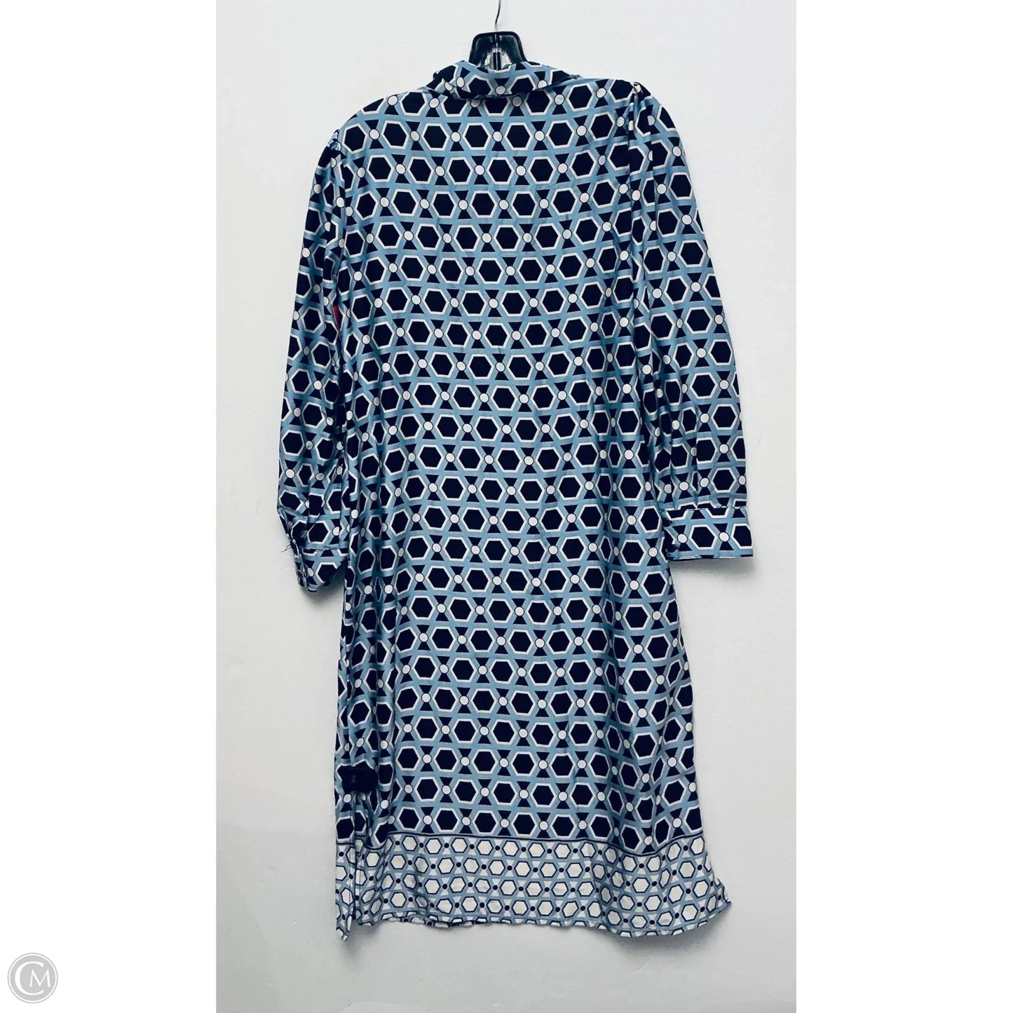Dress Casual Midi By Luxology In Blue, Size: M