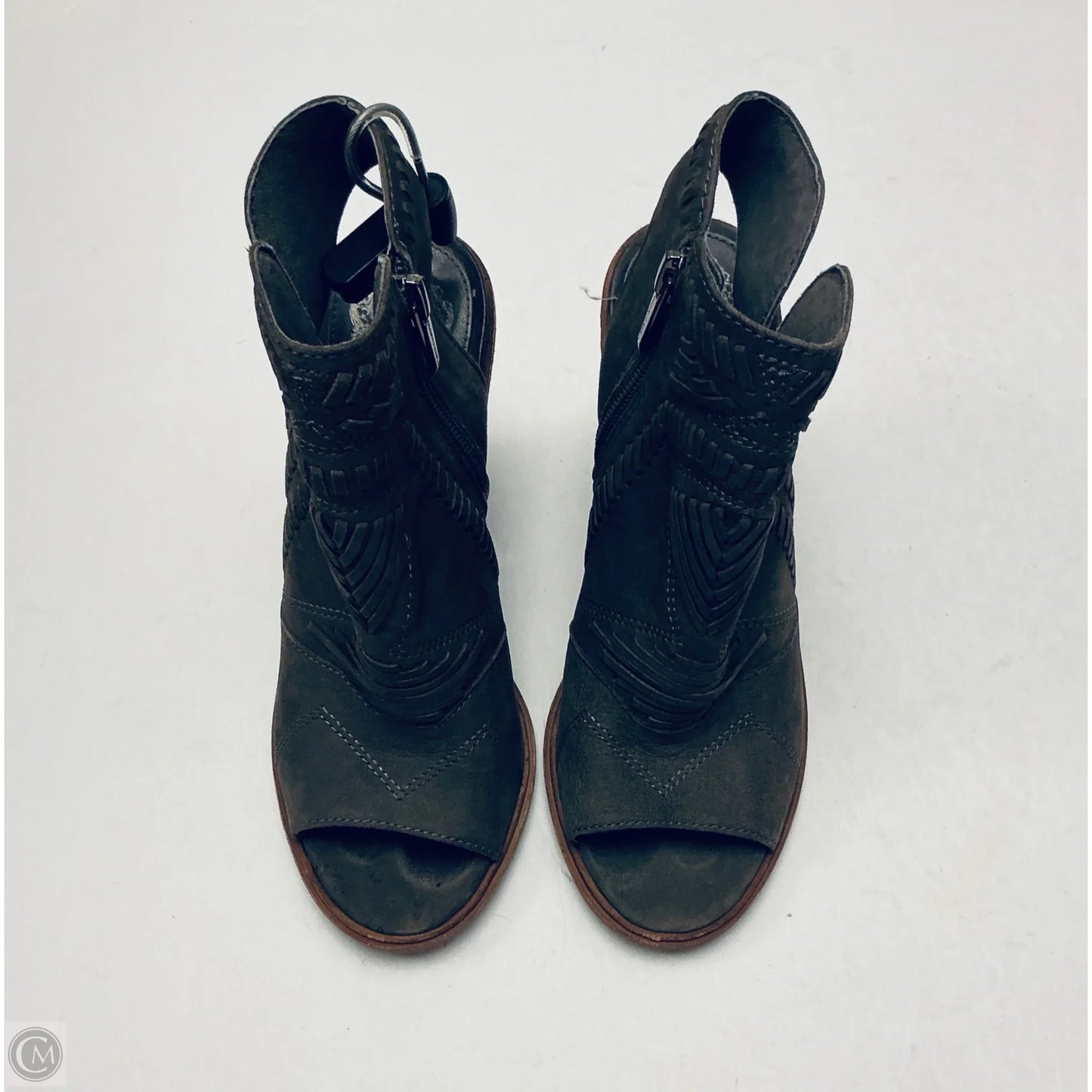 Shoes Heels Block By Vince Camuto In Grey, Size: 7