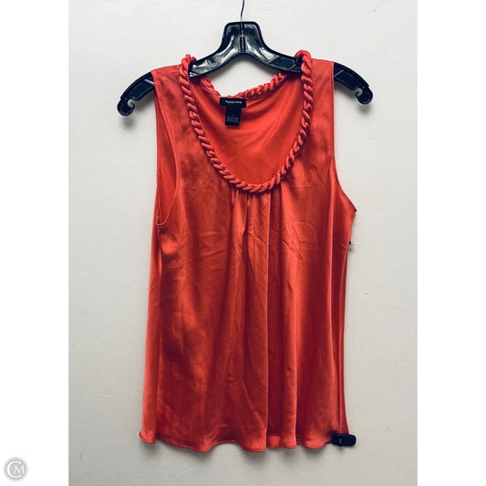 Top Sleeveless By Spense In Coral, Size: L