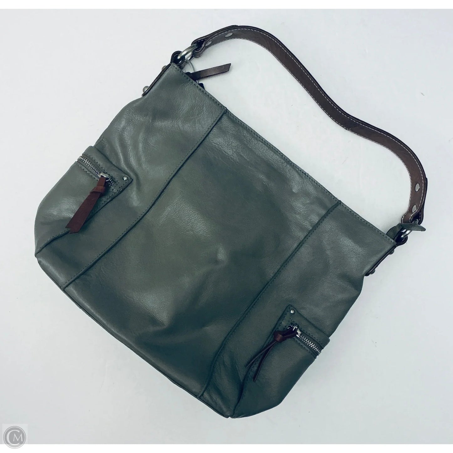 Handbag Leather By Clothes Mentor, Size: Medium
