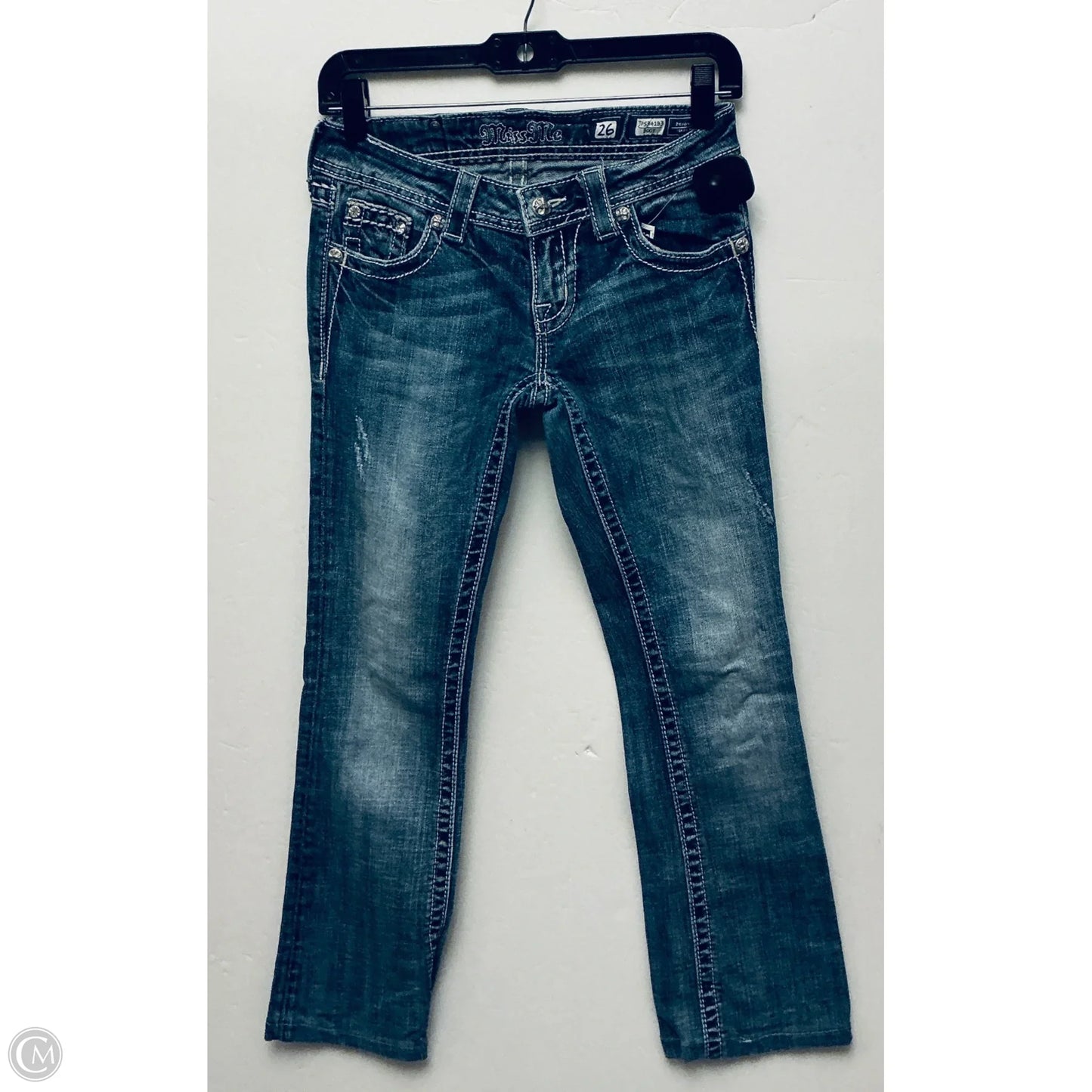 Jeans Boot Cut By Miss Me In Blue, Size: 2