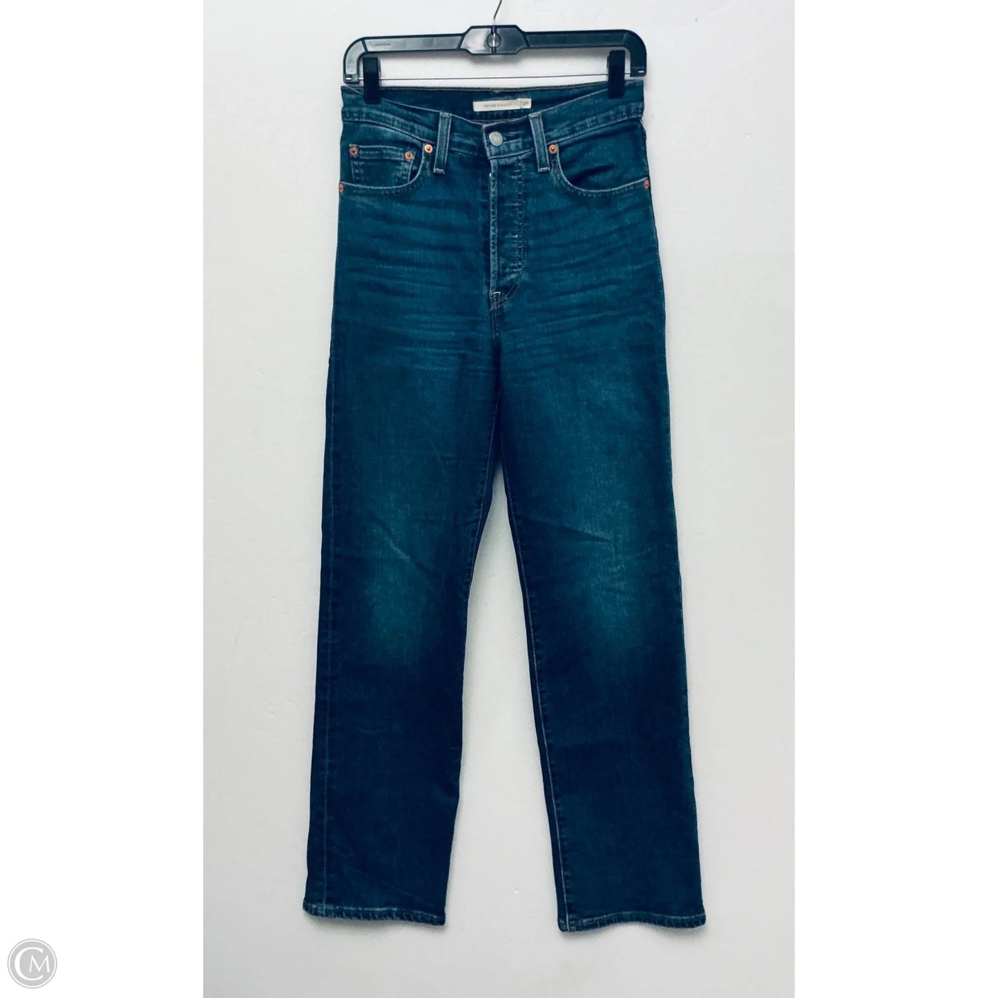 Jeans Straight By Levis In Blue, Size: 4