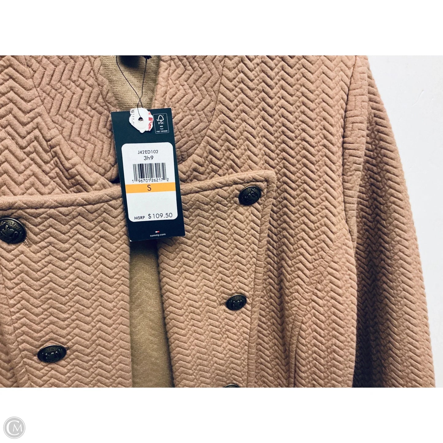 Jacket Other By Tommy Hilfiger In Brown, Size: S