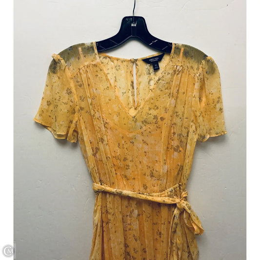 Dress Casual Short By Simply Vera In Yellow, Size: Xs