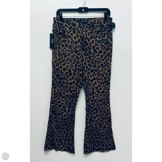 Jeans Boot Cut By Clothes Mentor In Animal Print, Size: 14