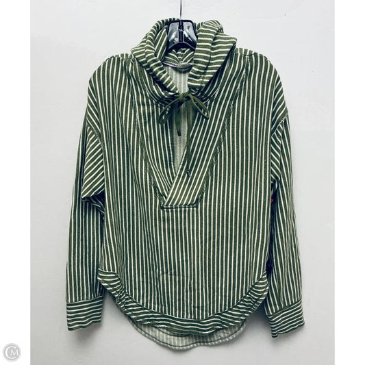 Sweatshirt Hoodie By Pilcro In Green, Size: M