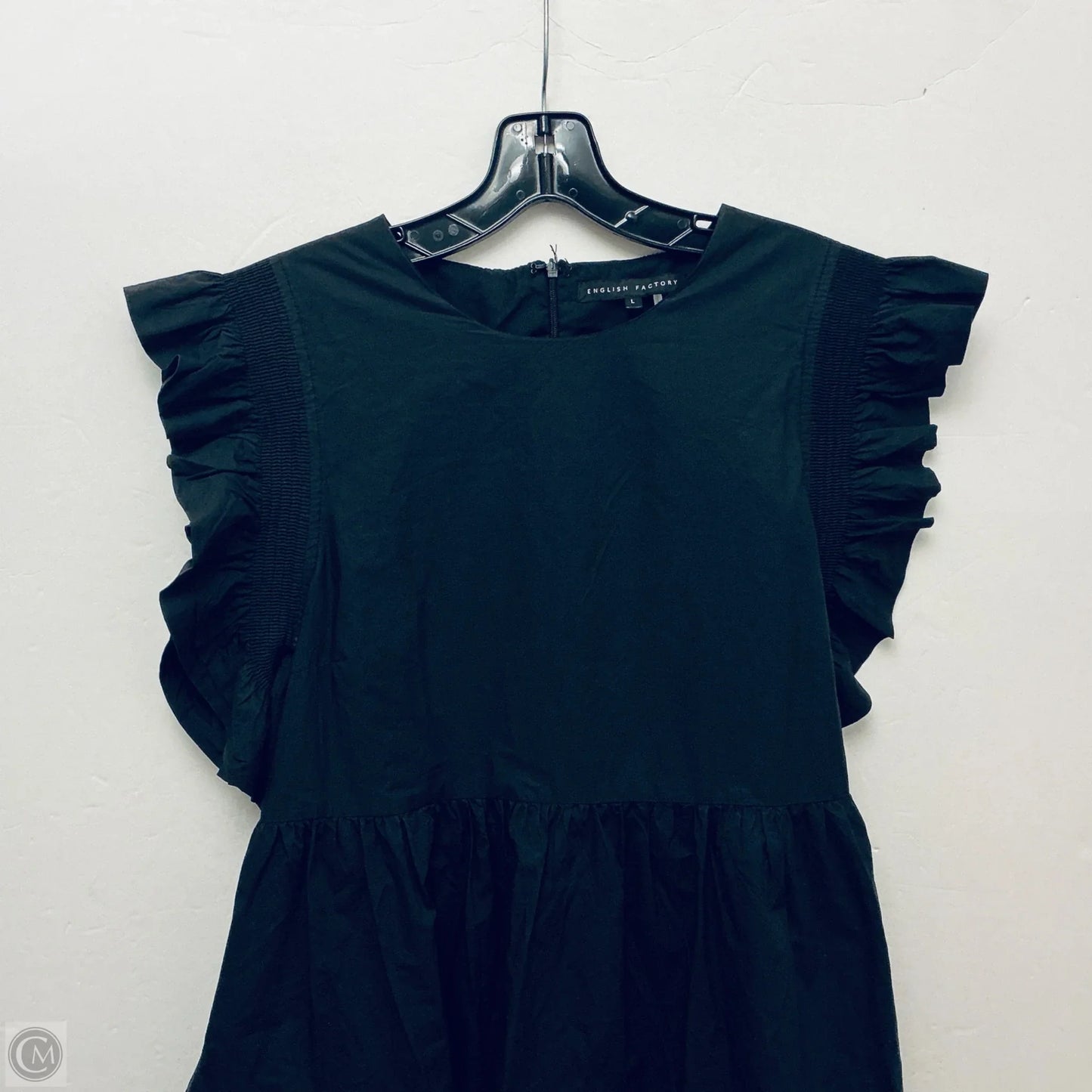 Dress Casual Midi By English Factory In Black, Size: L
