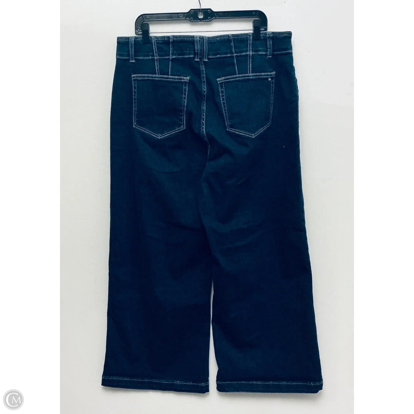 Jeans Wide Leg By Micas In Blue, Size: 14