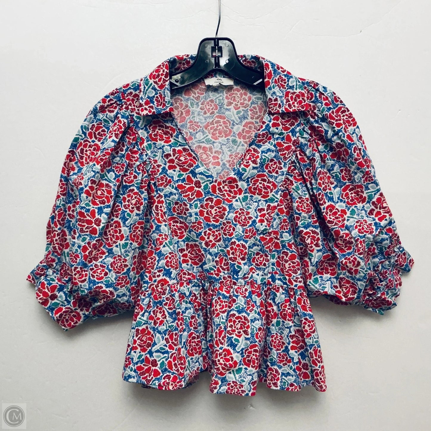 Top Short Sleeve By Entro In Floral Print, Size: S