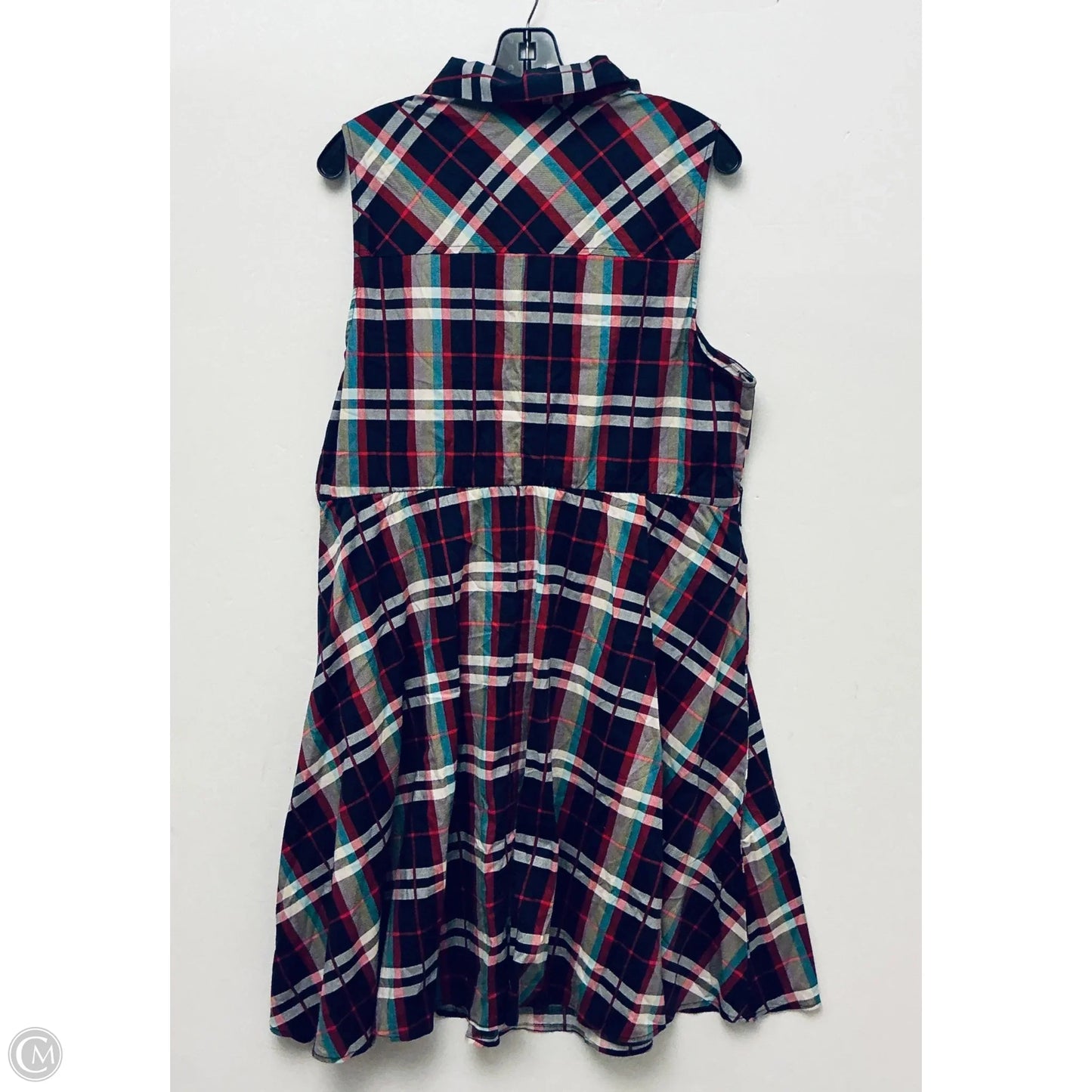 Dress Casual Midi By Torrid In Plaid Pattern, Size: 2x