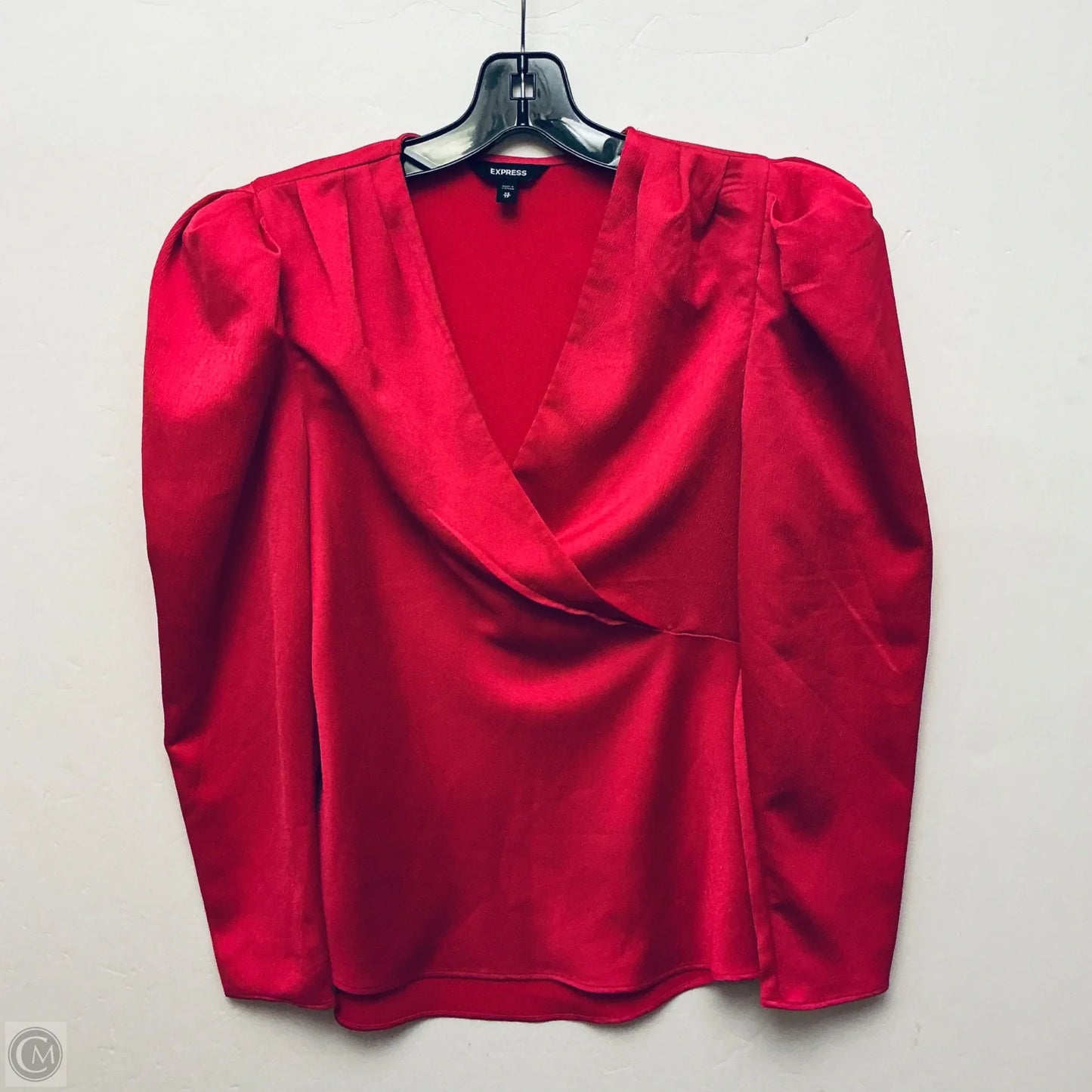 Top Long Sleeve By Express In Pink, Size: Xs