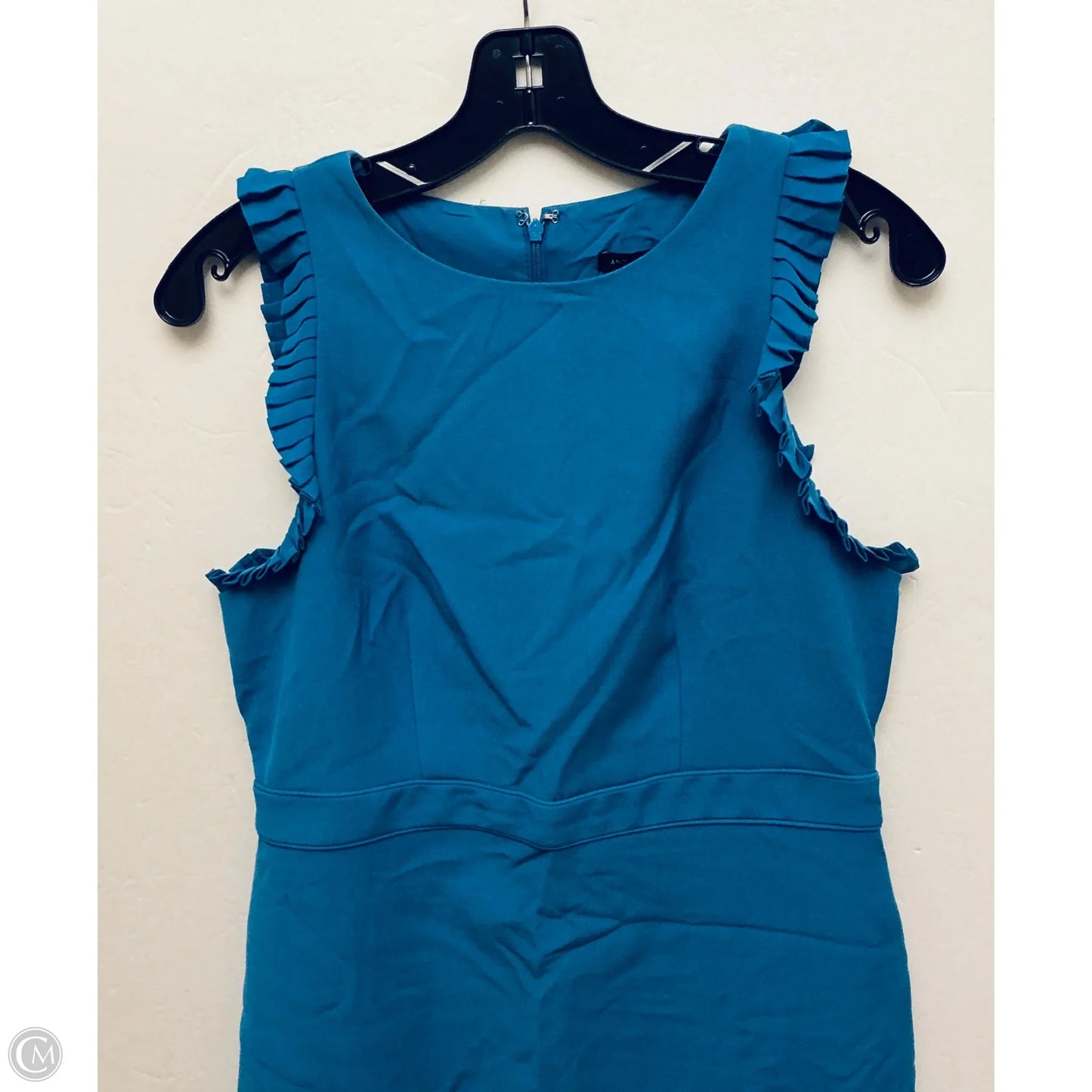 Dress Casual Midi By Ann Taylor In Blue, Size: 6