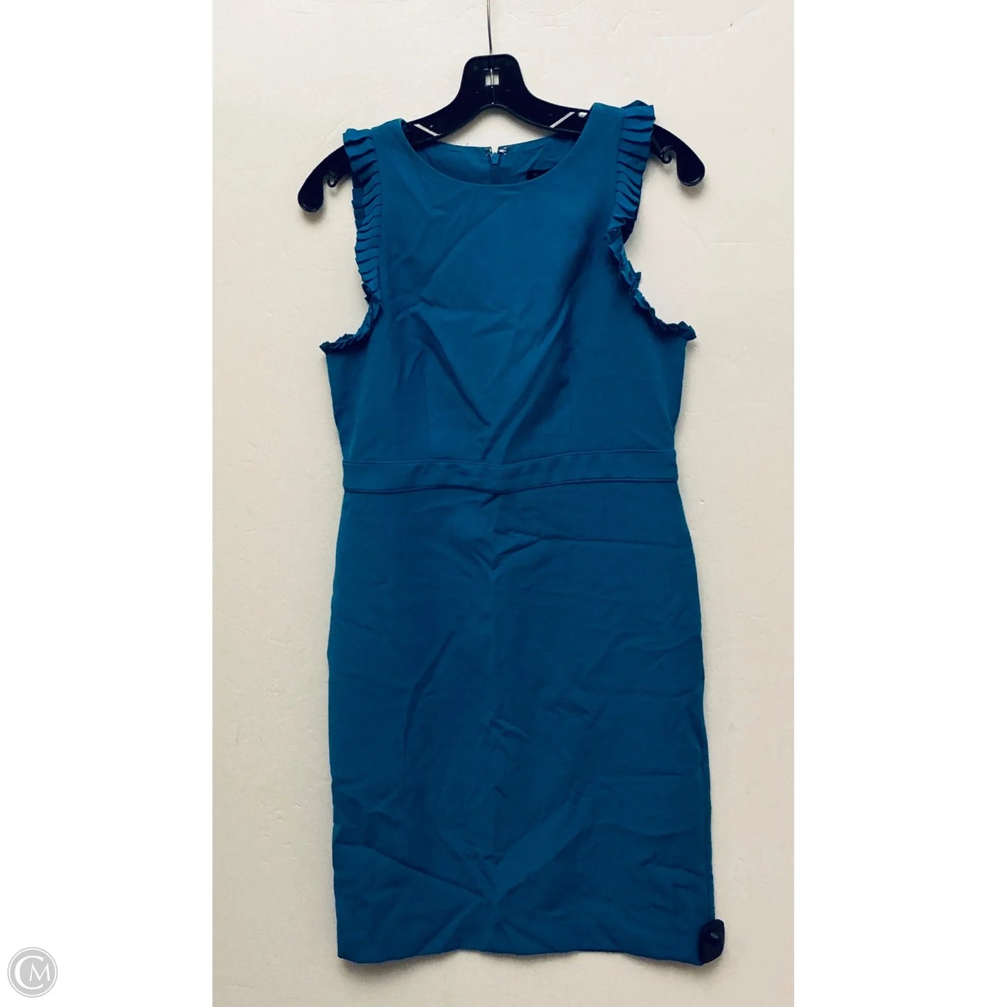 Dress Casual Midi By Ann Taylor In Blue, Size: 6