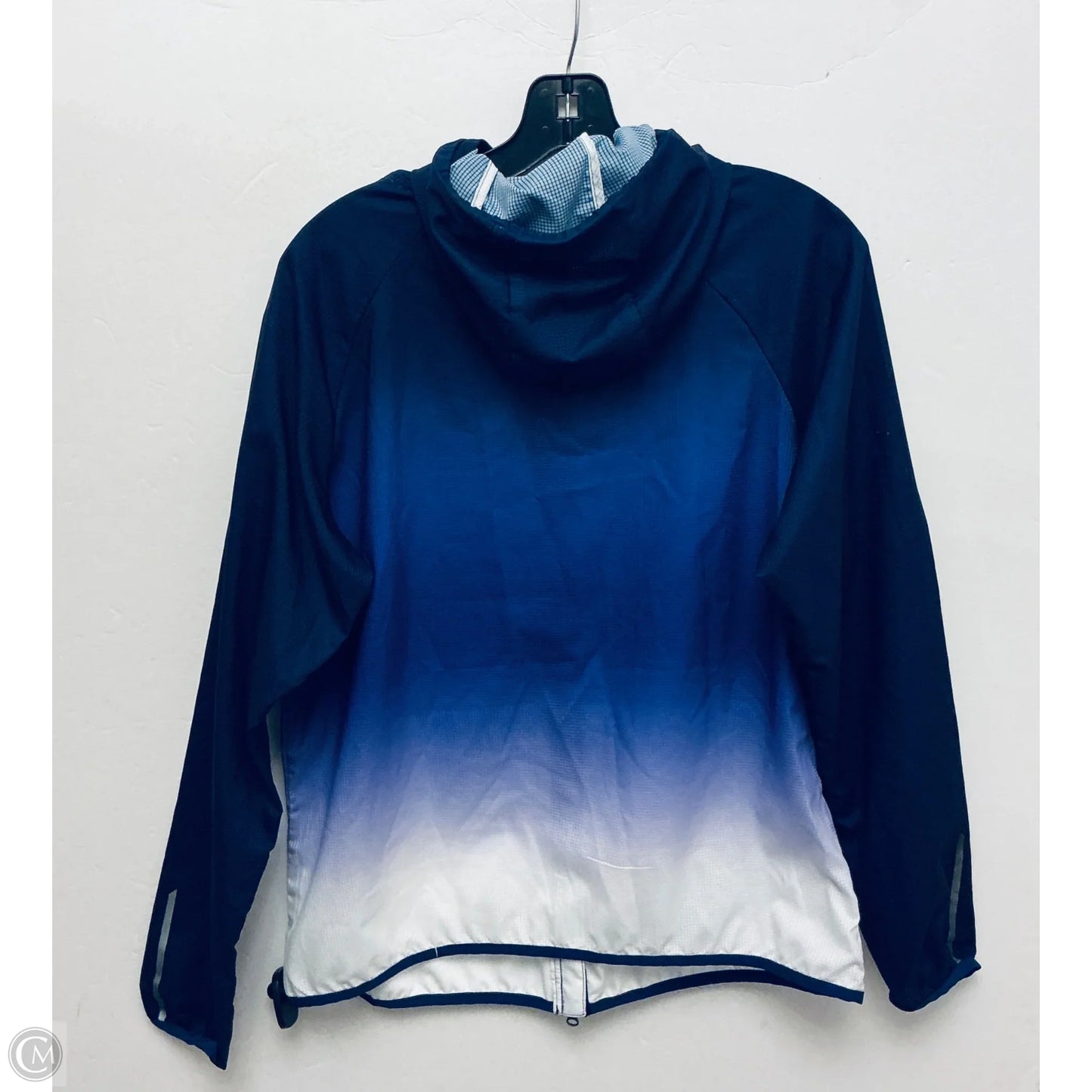 Athletic Jacket By New Balance In Blue, Size: L