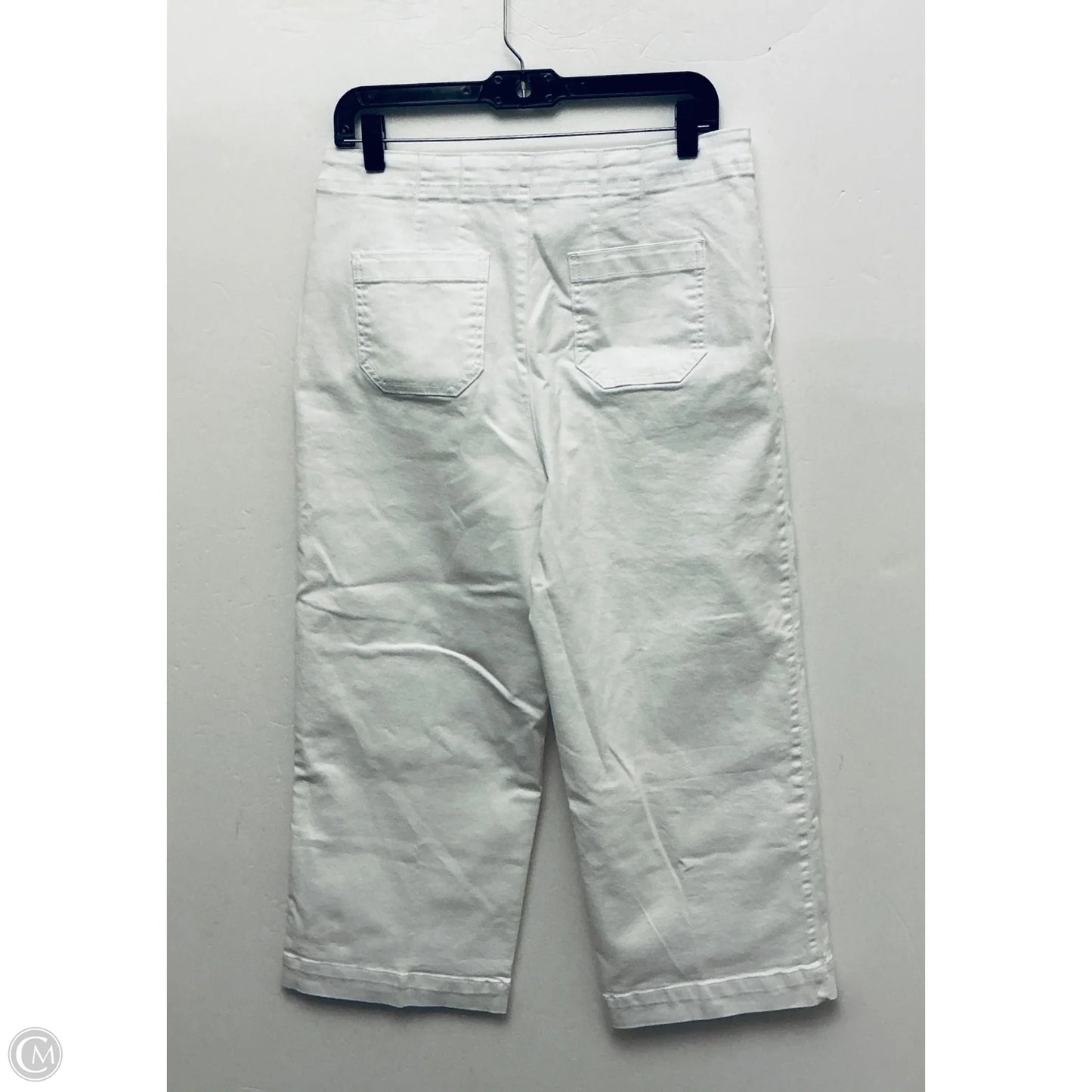 Jeans Wide Leg By Talbots In White, Size: 10