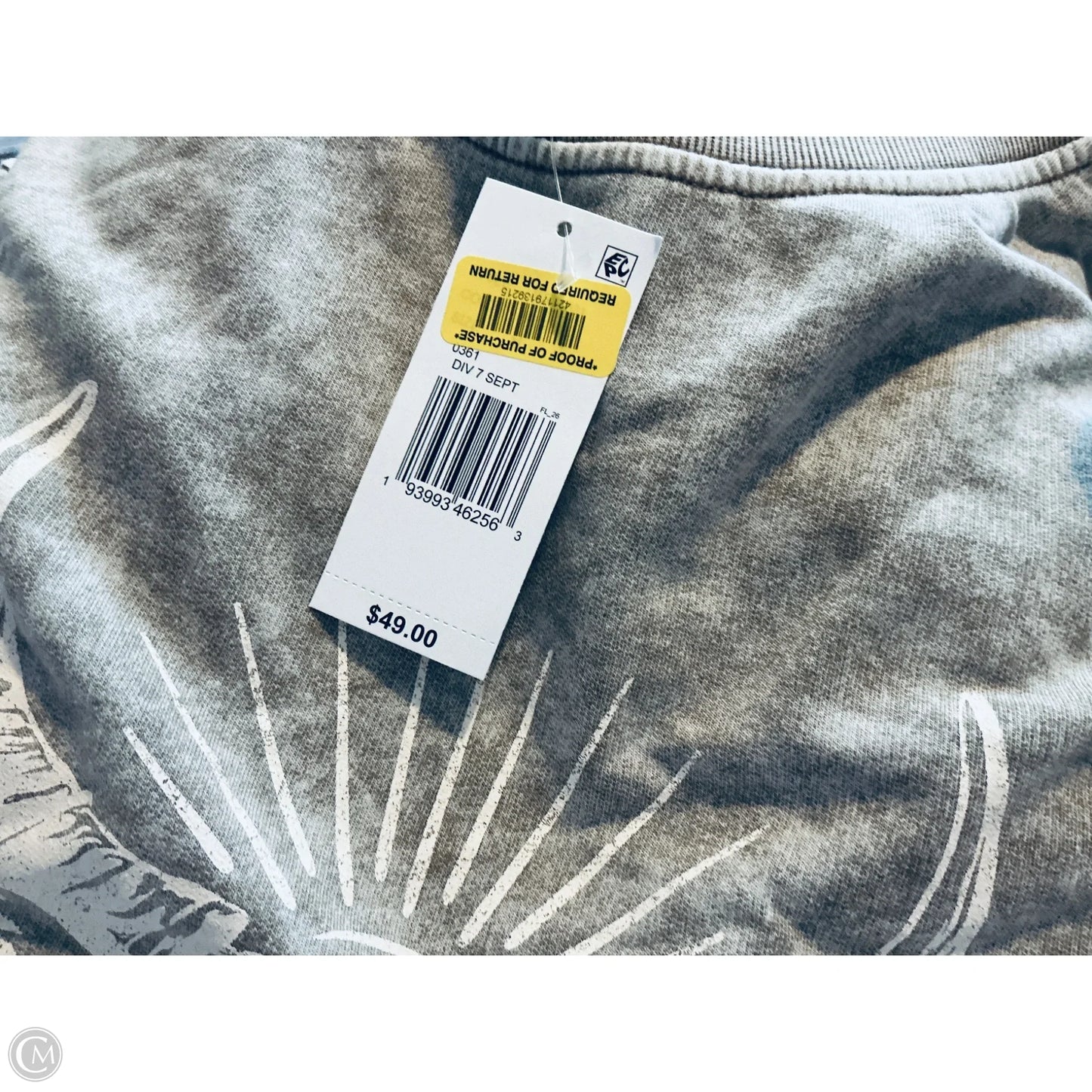 Sweatshirt Crewneck By Blu Pepper In Brown, Size: M