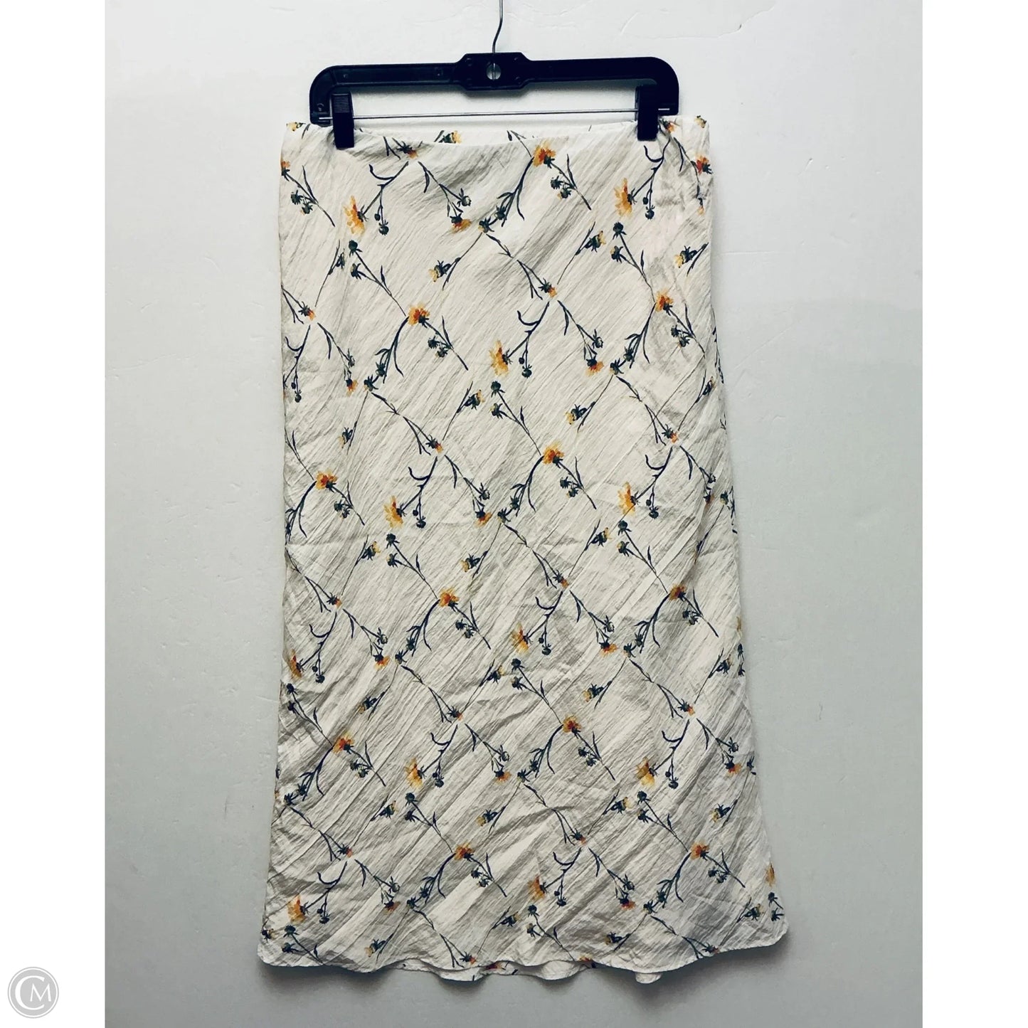 Skirt Maxi By Abercrombie And Fitch In Cream, Size: M
