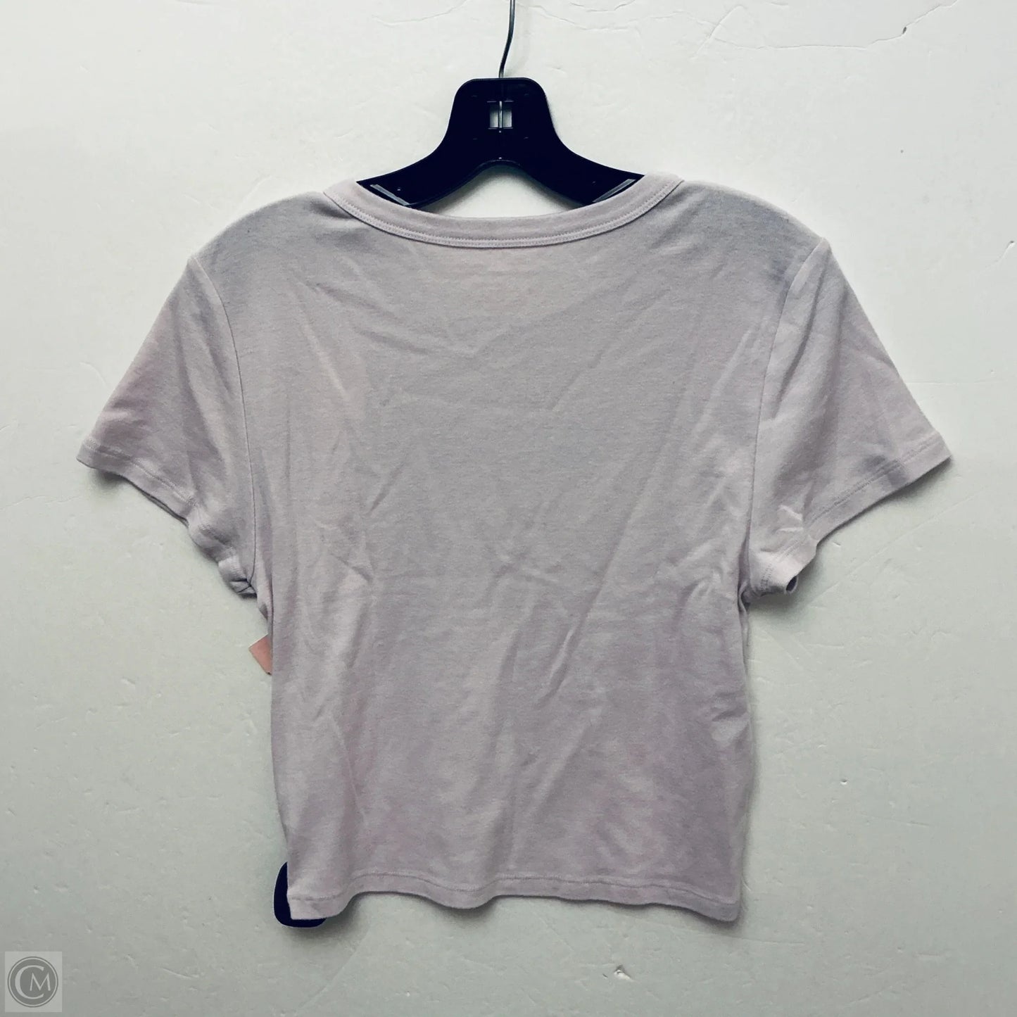 Top Short Sleeve Basic By American Eagle In Purple, Size: Xl