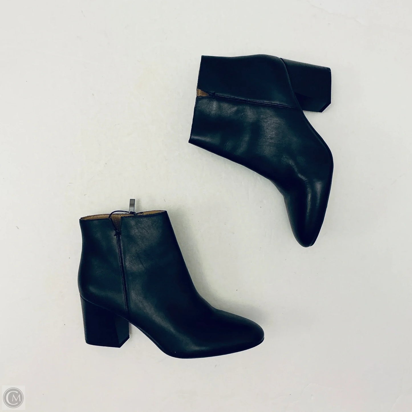 Boots Ankle Heels By Franco Sarto In Black, Size: 9